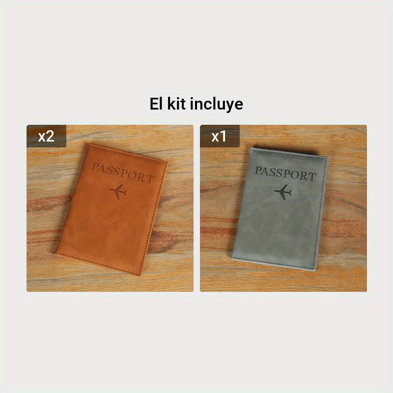 Un Portapassport Minimalista, Estuche para Documentos y Protector de Pasaporte