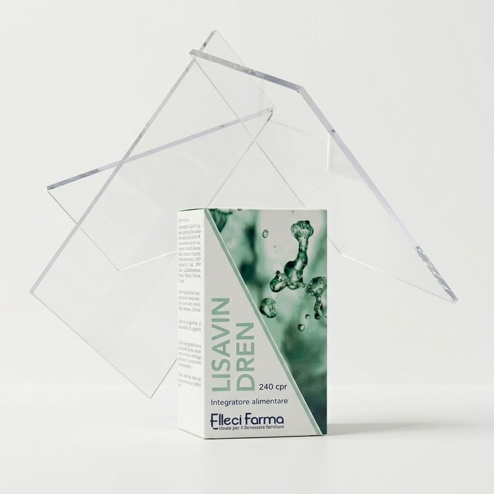 LisavinDren – Suplemento Dietético con Orthosiphon, Bromelina, Hinojo, Gymnema, Diente de León, Vitaminas y Minerales – 240 Tabletas
