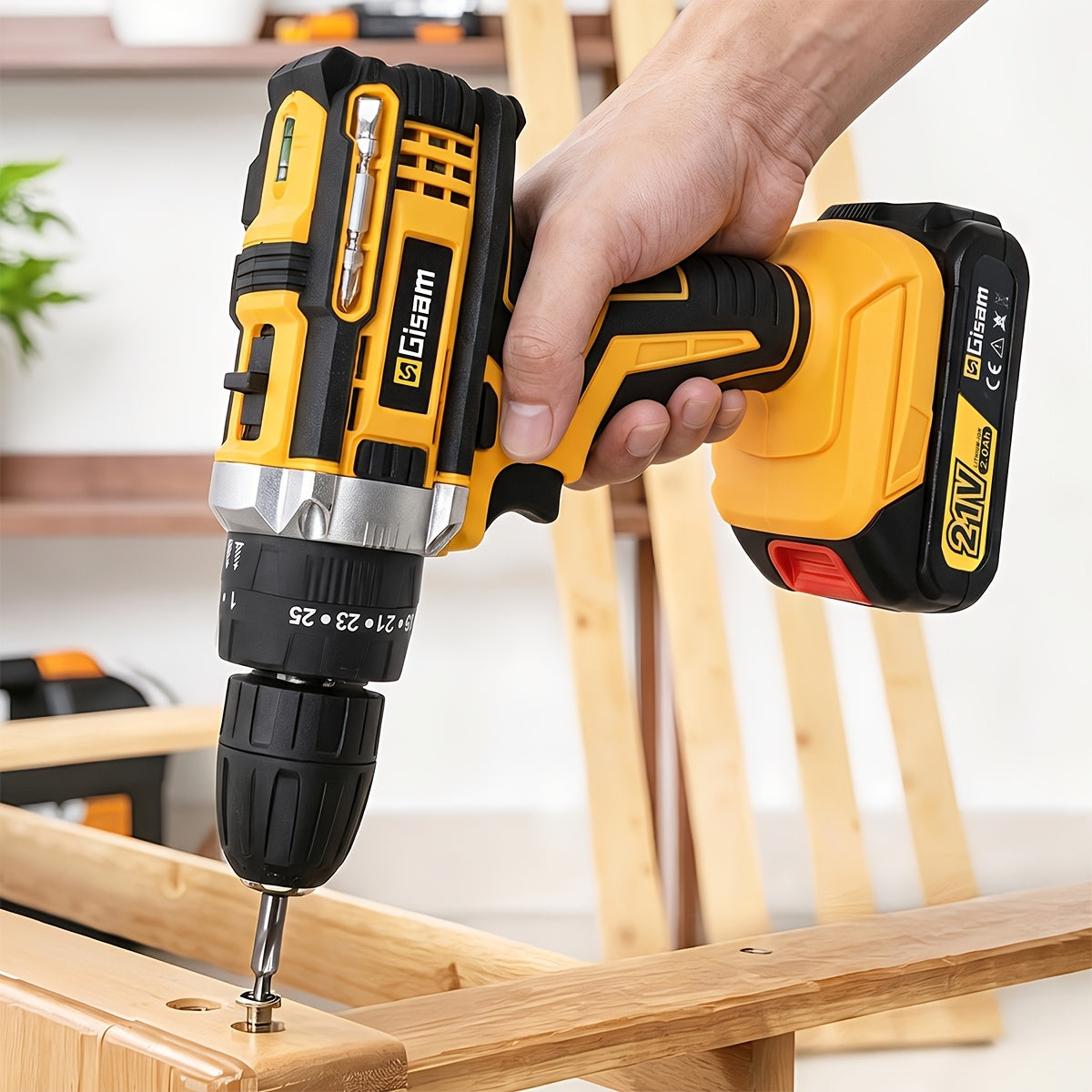 Taladro inalámbrico para bricolaje y reparaciones | Inalámbrico y Recargable