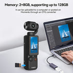 Cámara digital para fotografía y vídeo | 4.83 cm y 2000 mAh