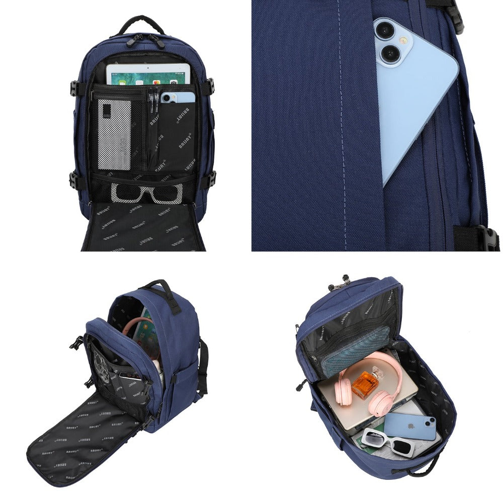 Mochila de cabina 40 x 20 x 25 cm (20 L) | Mochila ideal para viajes en avión | Mochila de cabina para hombre y mujer para el trabajo, viajes, senderismo y escuela