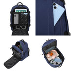 Mochila de cabina 40 x 20 x 25 cm (20 L) | Mochila ideal para viajes en avión | Mochila de cabina para hombre y mujer para el trabajo, viajes, senderismo y escuela