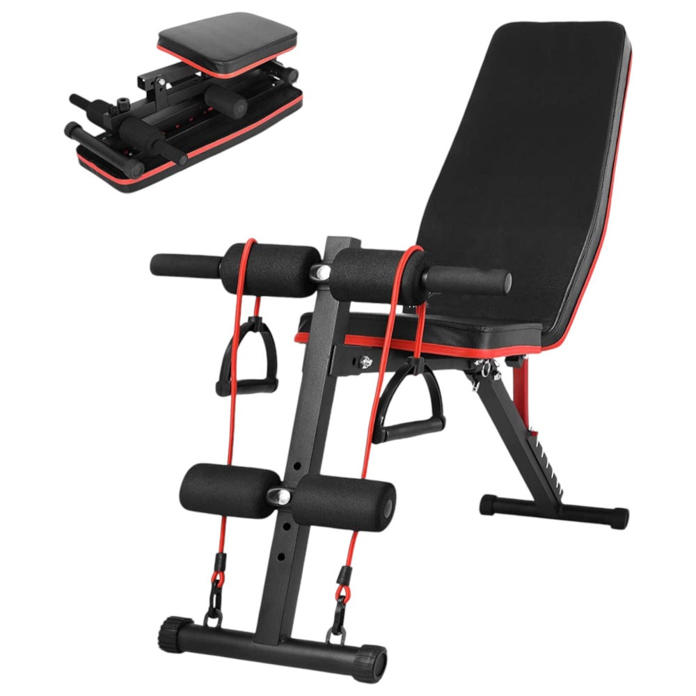 Banco de Mancuerna Plegable Inclinable Banco de Pesas Musculación Multifuncional para Entrenamiento Completo Máquina de Fitness Gimnasio Hogar detail image - detail view 13
