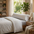 Juego de ropa de cama (Sábana ajustable, Cubrecama, Funda de almohada) | Juego de sábanas estampadas de 3 piezas | Primavera/Verano | Múltiples estilos | Tejido suave | 180cm - Múltiples tamaños disponibles