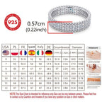 Anillo de moda exquisito para mujer PM:A25 de plata de ley 925, elegante y con estilo, con incrustaciones de circonita sintética, un anillo de joyería de alto valor para mujer, adecuado para viajes de vacaciones y uso diario, el regalo conmemorativo perfe