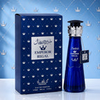 Perfume Árabe Emperor Regal 100ml Eau de Parfum para Hombre | Fragancia Premium de Larga Duración con Notas Frutales, Amaderadas y Almizcladas | Aroma Elegante, Sofisticado y Exclusivo