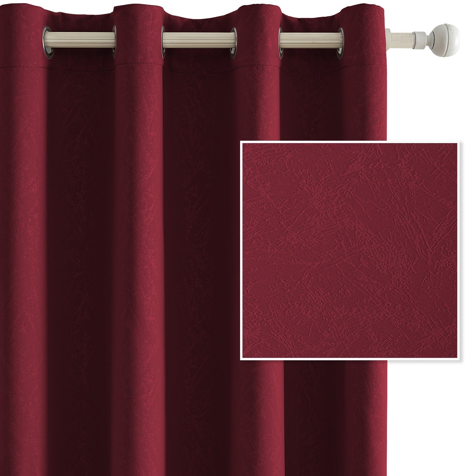 Cortinas Opacas Ystyle para Interiores 2 Piezas, 140 x 280 cm, Cortinas Térmicas para Dormitorio con Anillas, Cortinas Aislantes Acústicas para Sala, Cortinas Térmicas Aislantes de Frío y Calor, Beige