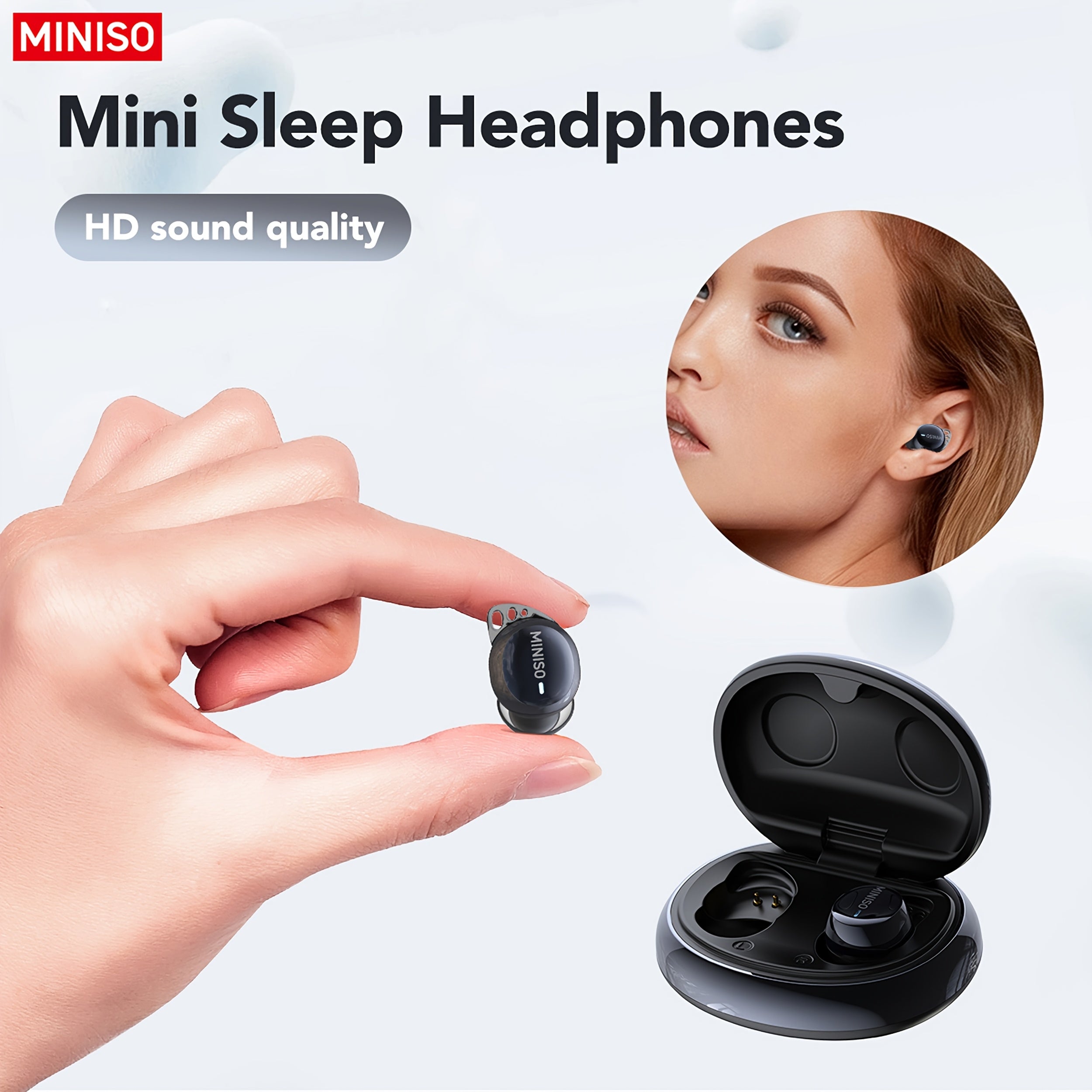 Auriculares Bluetooth | MINISO Auriculares con Traducción AI | Inalámbricos 6.0, Carga Rápida Tipo-C, 60 Horas de Reproducción, Conexión Estable