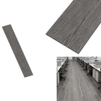 Pisos de Vinilo PVC Autoadhesivos con Aspecto de Madera - 18/36 Piezas, Baldosas Despegables para Cocina, Sala, Balcón - 2.51m²/5.02m²