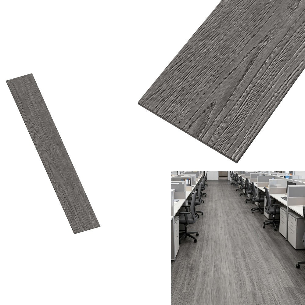 Pisos de Vinilo PVC Autoadhesivos con Aspecto de Madera - 18/36 Piezas, Baldosas Despegables para Cocina, Sala, Balcón - 2.51m²/5.02m²