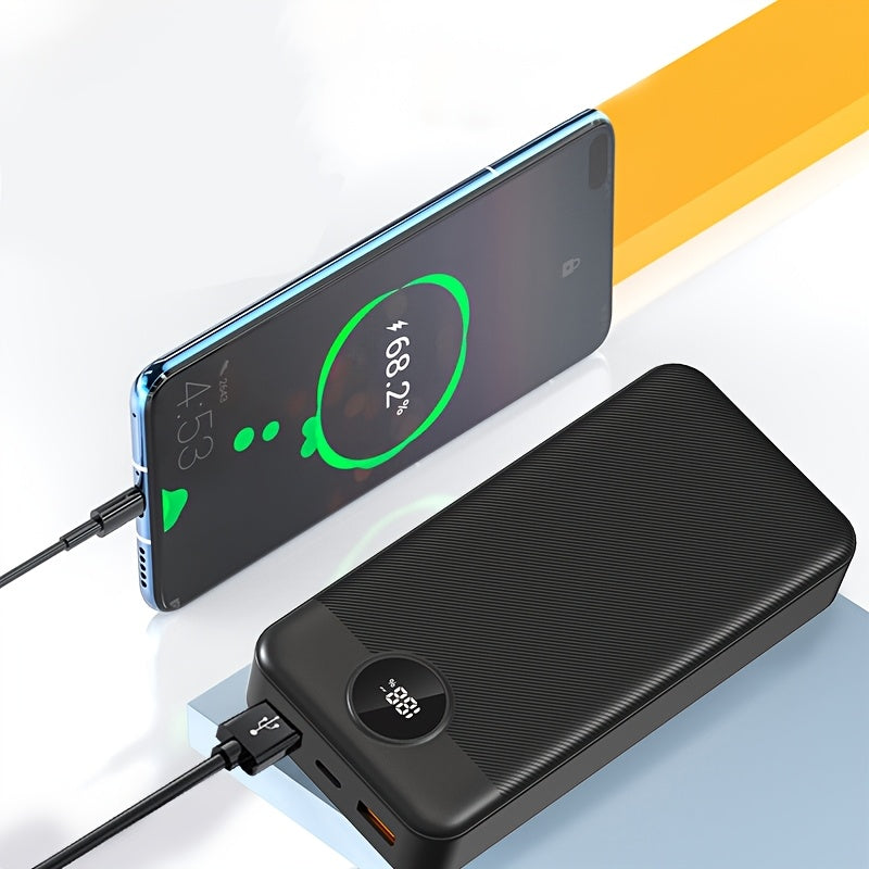 Batería externa | Batería Externa de Gran Capacidad de 50000mAh, Carga Súper Rápida, Interfaz USB/Tipo-C, Entrada/Salida, Pantalla LED de
