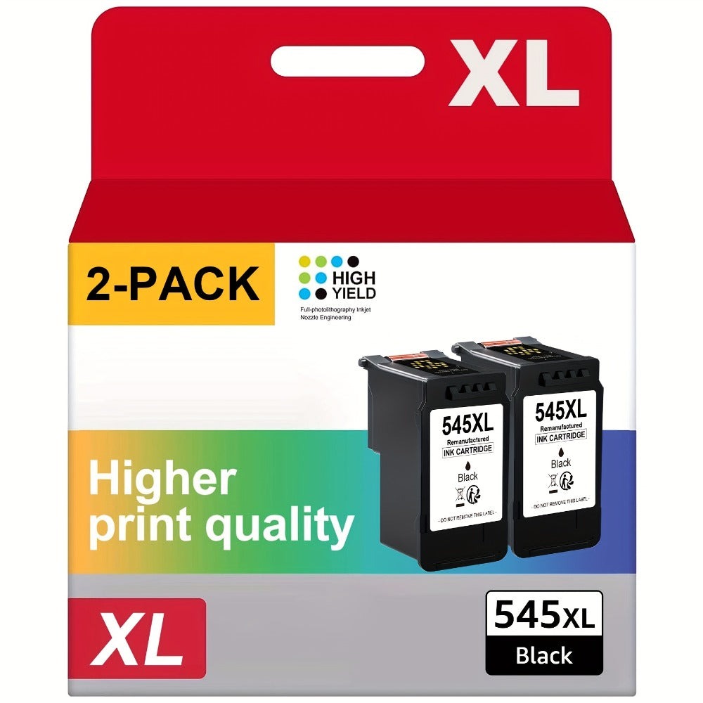 Cartucho de Tinta Compatible para Canon PG-545XL/CL-546XL - Multipack de Alto Rendimiento XL - Reemplazo Compatible para Pixma MX495, TR4550, MG2550s, TS3150, MG3050 y Más - Compatible con Impresoras Canon ()