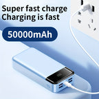 Power bank para carga durante viajes y uso diario | 50000 mAh