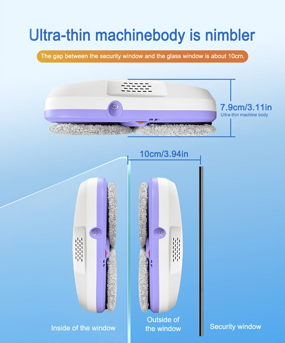 Robot limpiacristales automático de doble rociado | Para ventanas de hogar y oficina