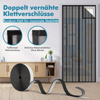 Mosquitera magnética para puerta o ventana | Balcón, patio y ventilación del hogar