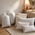 Relleno para almohadas | Relleno para cojines de respaldo | Relleno de microfibra de 1000 g o 500 g | Suave y cómodo | Apto para cojines, almohadas y manualidades