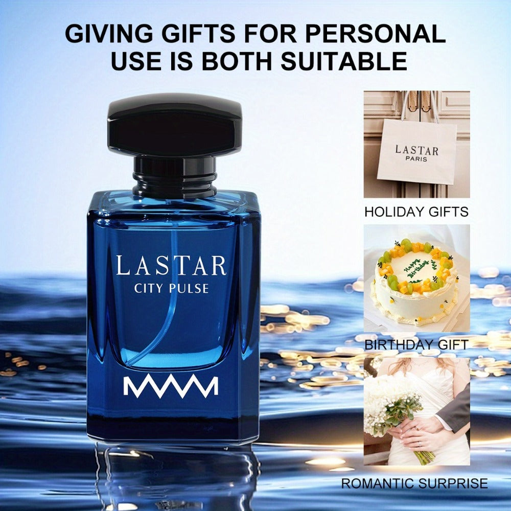 [Larga Duración] Perfume para Hombre - Notas Amaderadas Clásicas, Almizcle, Cedro, Sándalo, Colonia para Hombre con Feromonas, Perfume para Hombre, Perfume de Colección, Diseño de Botella Exquisito, Regalo Romántico para las Fiestas, Sorpresa Misteriosa,