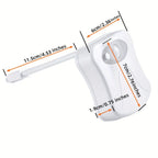Juego de 2 luces modernas para inodoro con sensor infrarrojo, detección de movimiento y luz nocturna, aptas para baño, de pared/apagado, 16 opciones de color, funcionamiento sin enchufe para taza de inodoro, de plástico
