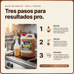 KIMIA - Quita Grasas Extra Fuerte 5L | Quitagrasas Concentrado | Desengrasante Profesional | Potente y Versátil | Desengrasante para Diversas Superficies | Alta Eficacia