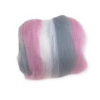 Lana, Piel de Polaco, 10G - Melange Rosa / Plateado