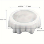 Molde de resina para bandeja asimétrica de gran tamaño - Molde de concreto de resina epoxi distintivo para almacenamiento, soporte de bandeja espacioso para candelabros, organizador inusual para joyería y maquillaje, ideal para macetas de suculentas y man