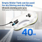 Robot limpiador de ventanas inteligente PuRuiKai 09, limpiador de cristales eléctrico totalmente automático, botella rociadora con control remoto para el hogar con 10 paños de limpieza, nuevo producto de Navidad
