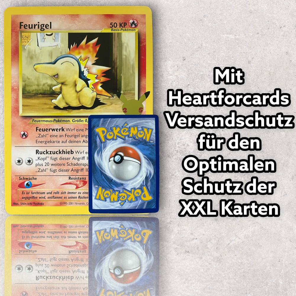 Pokémon XXL Inglés Paquete de 2 Jumbo Sobre Tamaño Aleatorio Raridad V/VMAX/HOLO/EX/GX