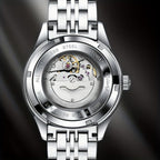 Reloj mecánico automático de lujo para hombre de Dianpai, ideal para uso diario casual, con diseño redondo, calendario y agujas luminosas, un regalo perfecto para hombres, sin batería.