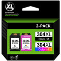 Paquete de 2 Cartuchos de Tinta Tri-color 304XL para HP 304XL Compatibles con HP DeskJet 2622, 2630, 2632, 2633, 2634, 3720, 3730, 3733, 3735, 3750, 3760, 3762, 3764, ENVY 5010, 5020, 5030, 5050 y AMP 130 – Suministros de Oficina, Recambio de Tinta XL, Ca