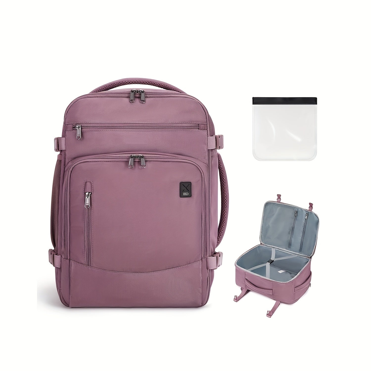 Mochila de Viaje de 30L para Debajo del Asiento con Compartimento para Laptop, Ideal para Avión y Uso Diario | Correas Acolchadas y Sistema de Organización, Equipaje de Mano Unisex, Regalo de Navidad