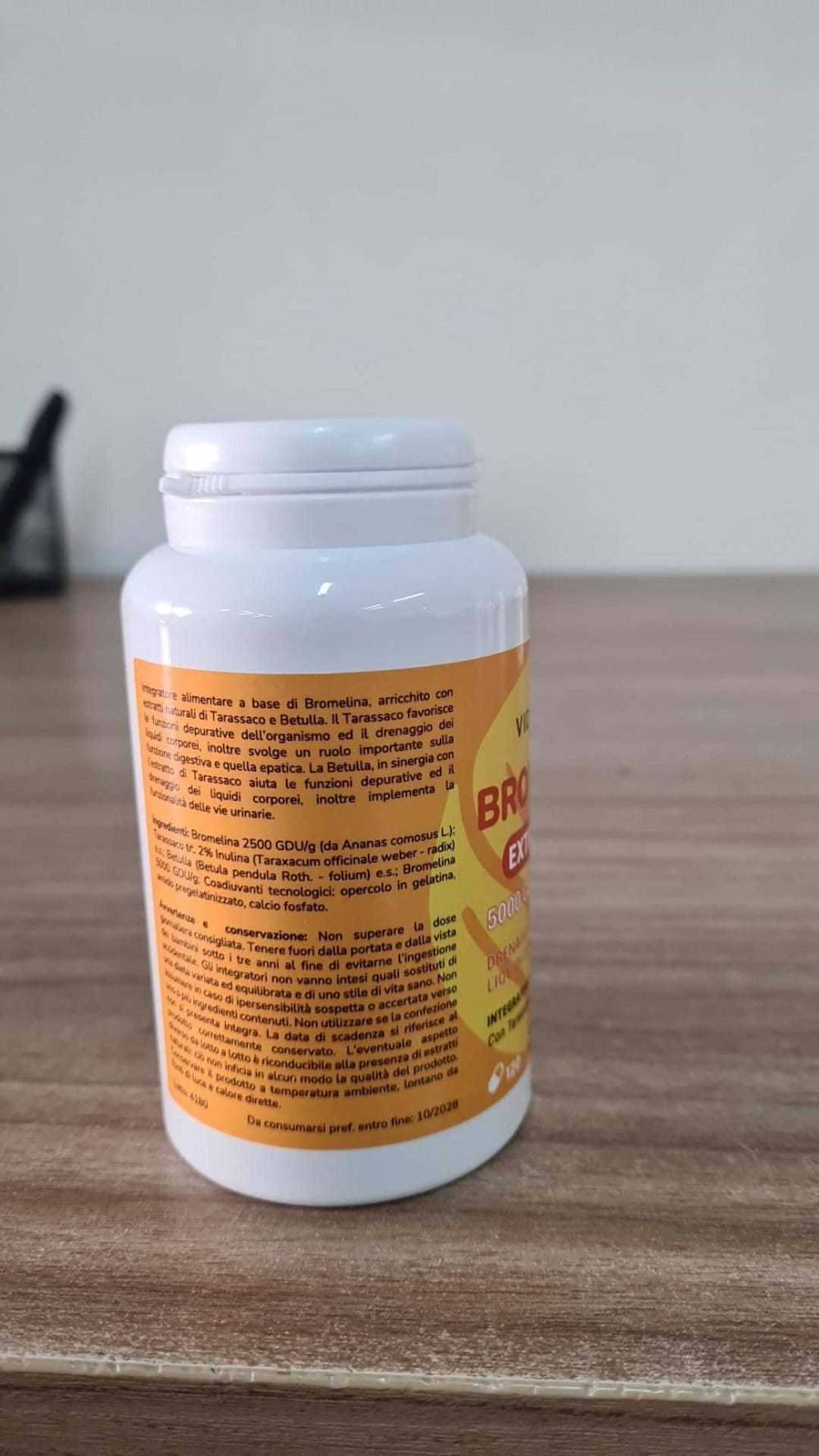 Bromelina Extra Forte 5000 Gdu/G - Complejo Integrador de Bromelina con Diente de León y Abedul