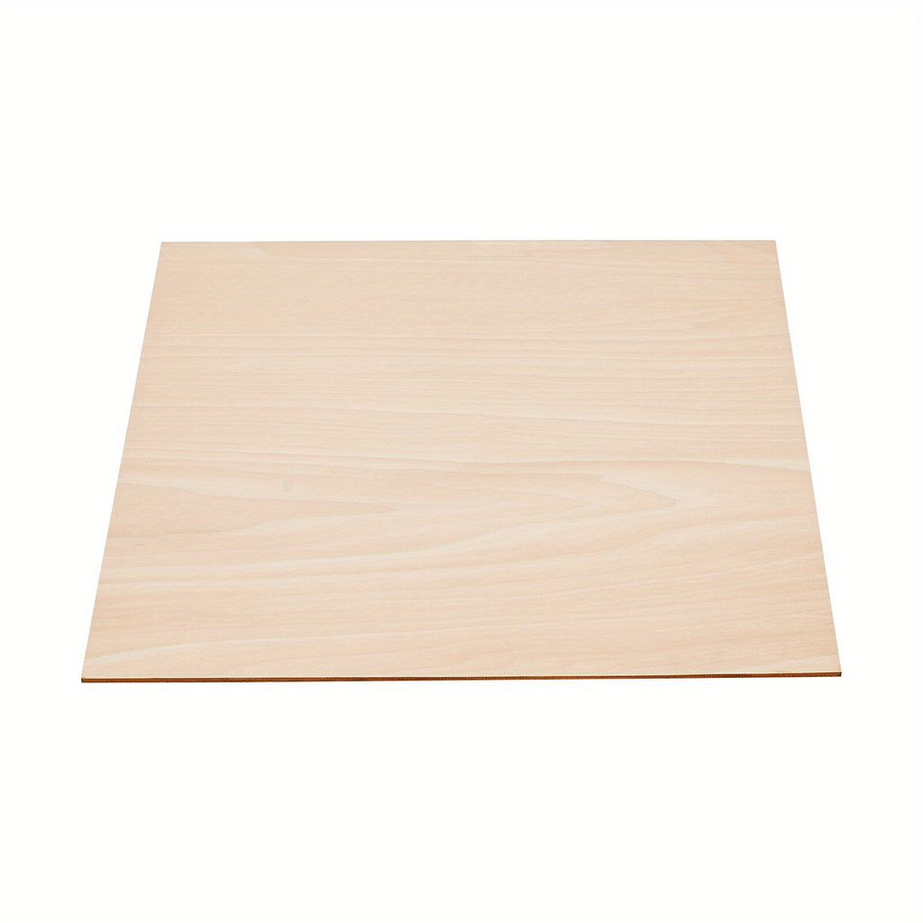 Paquete de 30 paneles de contrachapado, 300 x 300 x 3 mm, madera de tilo engrosada para manualidades, contrachapado para proyectos láser, manualidades de bricolaje, maquetas, pintura, cuadros grabados