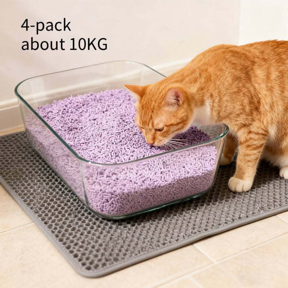 La arena para gatos se aglomera en segundos Arena para gatos para plantas Arena para gatos desodorizante, libre de polvo y sin mezclar Suministros para mascotas fáciles de almacenar