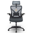 Silla de Oficina Ergonómica, Silla de Escritorio para el Hogar, Silla de Malla de Respaldo Alto con Profundidad de Asiento Ajustable, Silla de Computadora con Soporte Lumbar
