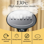 Plancha de vapor portátil, ideal para el hogar y viajes, con un potente motor de vapor para eliminar arrugas de la ropa, equipada con una placa, un tanque de agua grande de 300 ml y producción de vapor rápida en 20 segundos