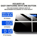 Báscula Electrónica de Peso, Báscula Digital para Baño de 179,62 kg, Báscula de Alta Precisión con Pantalla LCD de Alta Definición y Visualización de Temperatura (Intercambiable entre KG y Escala), Plataforma Ultra Ancha, Pesaje Electrónico de Alta Precis