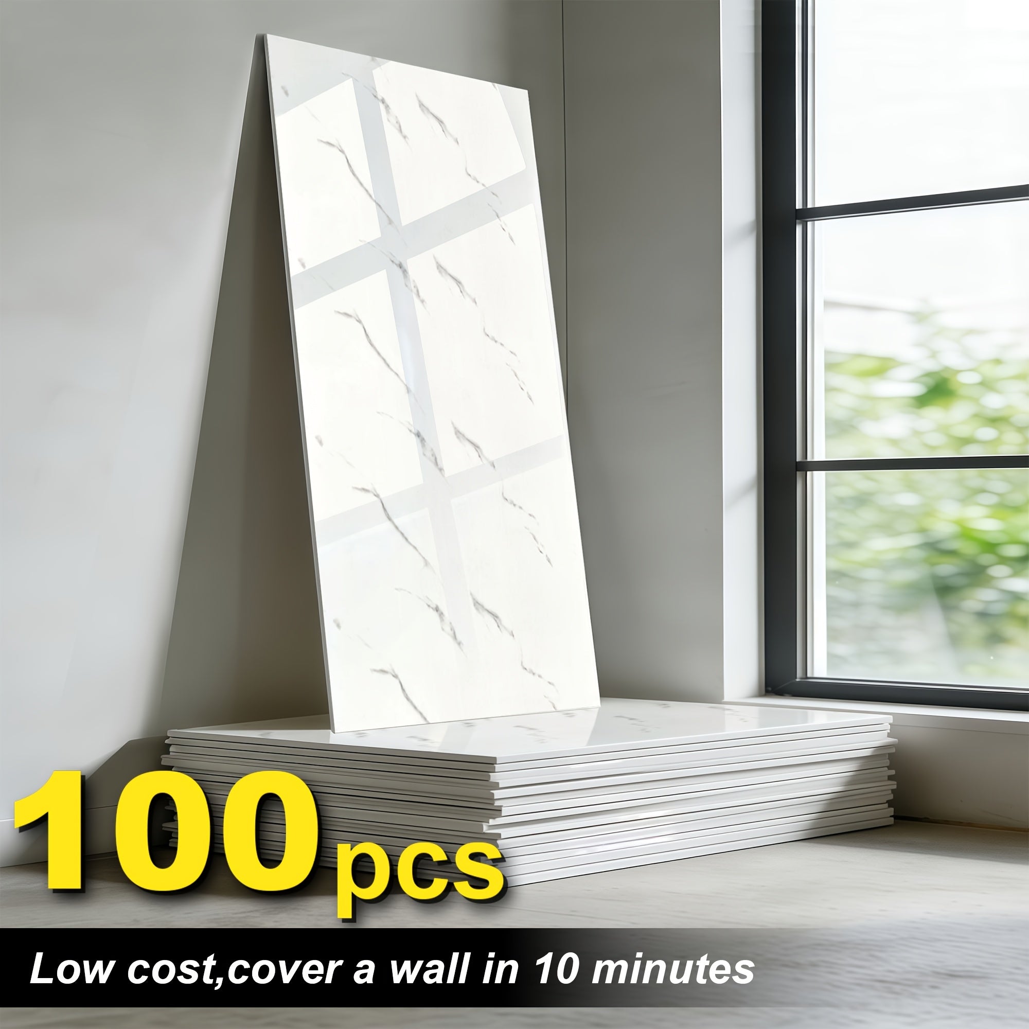Panel de pared autoadhesivo 100 unidades | Cocina baño salón y renovación DIY