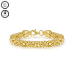 Pulsera de mujer con cuerda de hierba dorada, 925 plata de ley, estilo elegante para las fiestas, regalo perfecto para damas, presentada en una hermosa caja de regalo