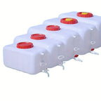 Tanque de agua de gran capacidad con grifo para uso doméstico y exterior 25L/50L/80L/110L/200L Cubo de almacenamiento de agua de plástico portátil y duradero