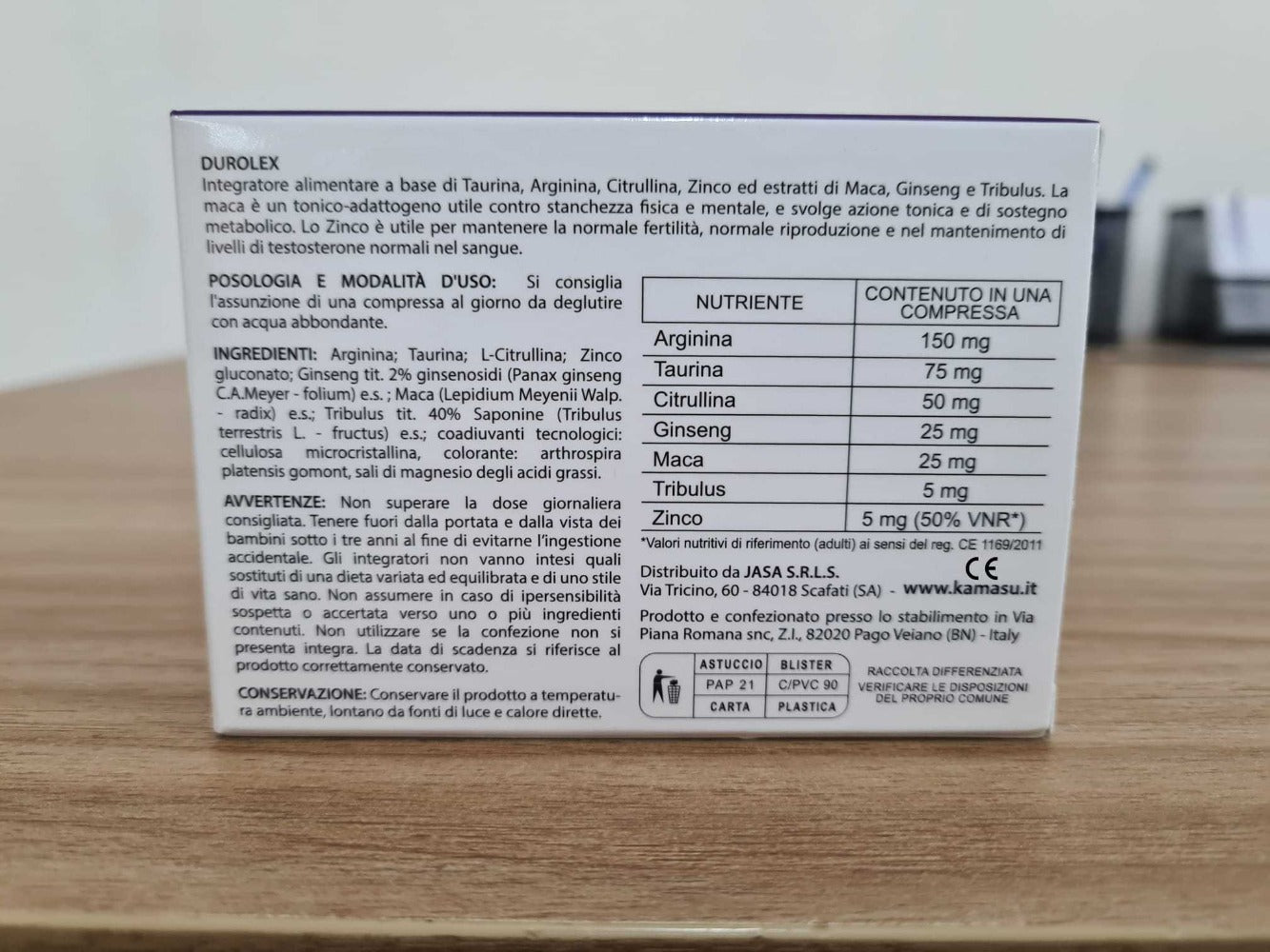 Suplemento Integrador para Hombres - 20 Tabletas de Alta Titración - con Arginina, Taurina, Citrulina, Ginseng, Maca, Tribulus, Zinc