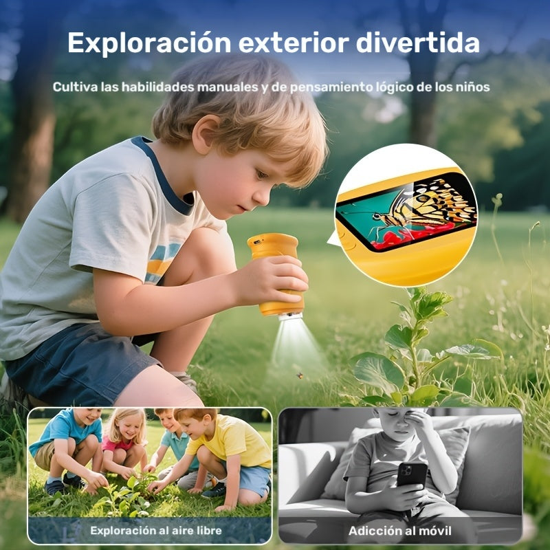 Microscopio digital portátil 5.08 cm | Ciencia educación y exploración para estudiantes