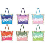 MEJORADA Bolso de Playa o piscina Grande - Diseño Verano, Ligera y Espaciosa (55x35x20 cm), TOTE BAG, Disponible en 6 Colores, Ideal para Viajes y Vacaciones