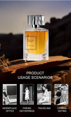 Perfume Ámbar Jazmín - Potencia Su Encanto, Estilo Caballero, Fragancia Neutral, Fusión Única de Jazmín y Almíbar, Aroma Fresco Duradero, Ideal para Citas y Fiestas, Regalo Perfecto para Halloween y Navidad, 50ml