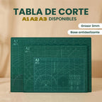 Tabla de corte doble cara / base para patchwork, manualidades, bricolaje, costura, alfombrilla de corte autorregenerable / base de corte Autocicatricante A1/A2/A3