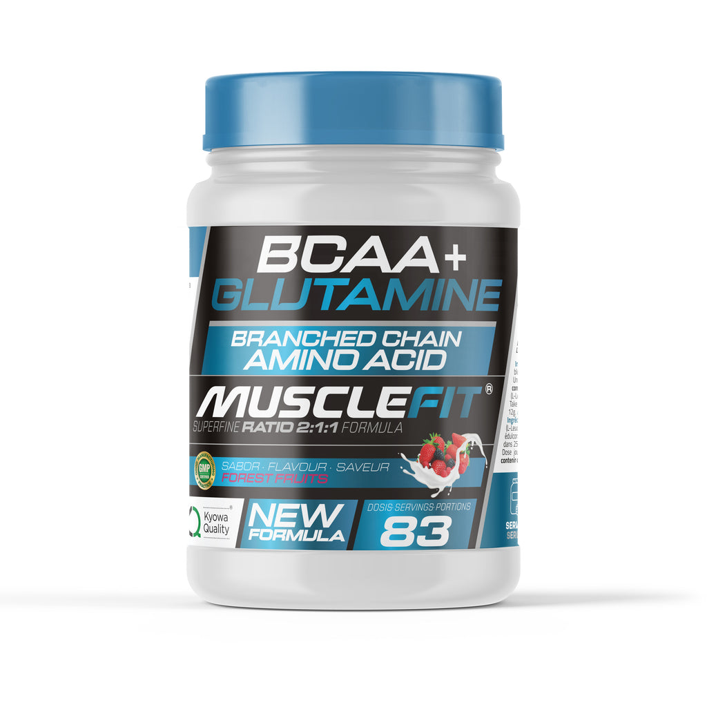 Glutamina + BCAA´s 500g - MuscleFit | Aminoácido