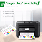 Cartucho de tinta | 4 Pack 903XL Multipack de cartuchos de impresora compatibles con HP 903XL HP 903 para HP Officejet Pro 6970 6960 para