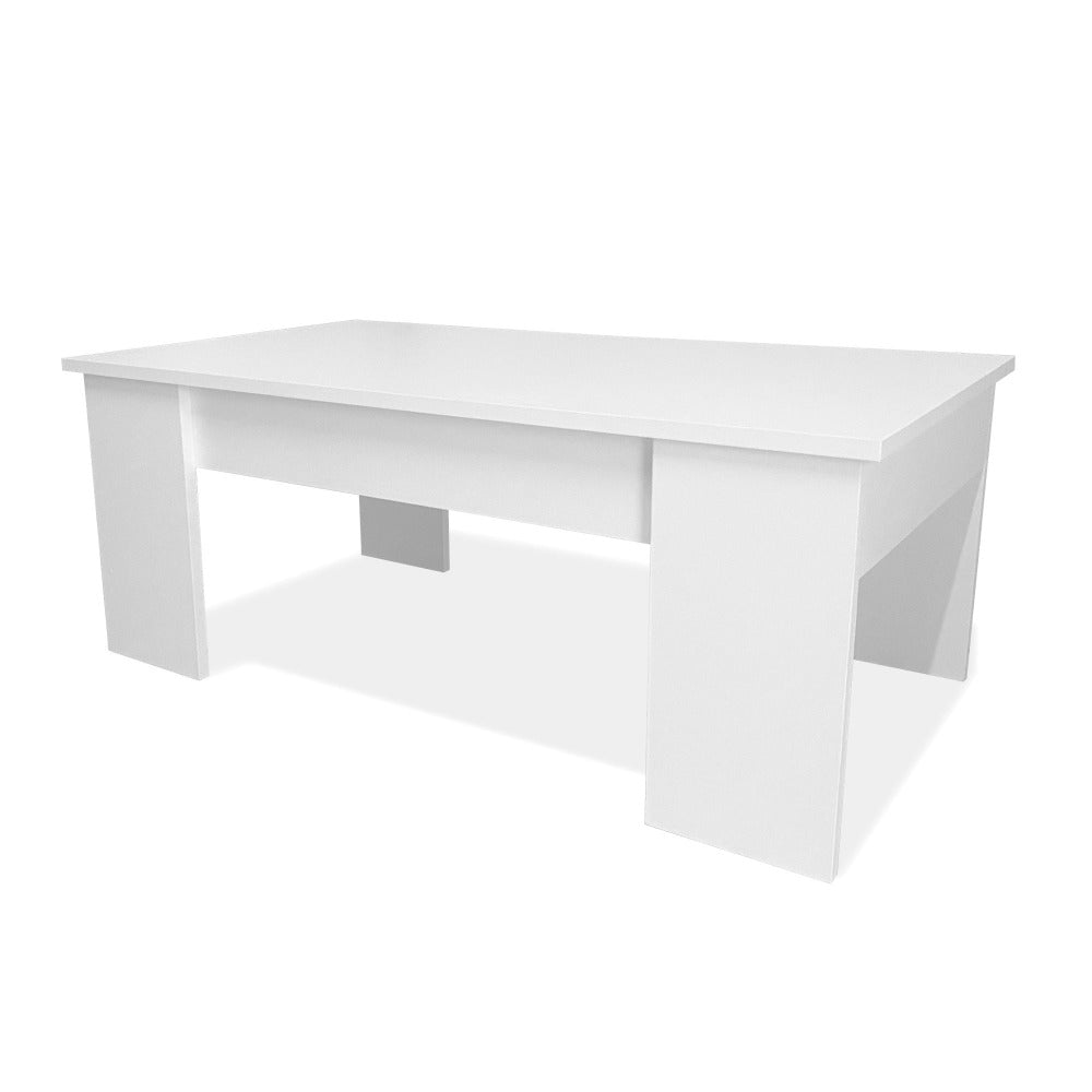 Mesa de Centro Elevable Nyana Home Mesa Multifuncional con Almacenaje Oculto Estructura Robusta y Estable Desplegable con Doble Altura