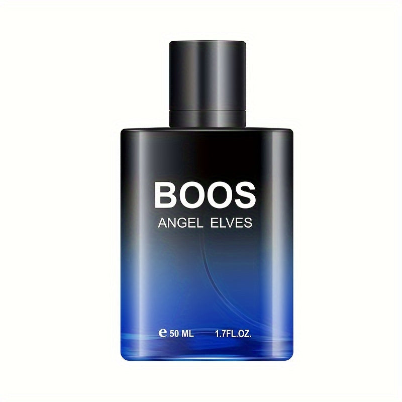 BOOS Elves Eau de Toilette Colonia para Hombre - Cedro y Menta, Adecuada para Regalo de Festividades y Cumpleaños, de Larga Duración a Base de Alcohol con Aroma a Cedro, Pimienta Rosa y Nuez Moscada, Colonia Amaderada Especiada para Uso Diario, Fragancia