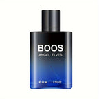 BOOS Elves Eau de Toilette Colonia para Hombre - Cedro y Menta, Adecuada para Regalo de Festividades y Cumpleaños, de Larga Duración a Base de Alcohol con Aroma a Cedro, Pimienta Rosa y Nuez Moscada, Colonia Amaderada Especiada para Uso Diario, Fragancia