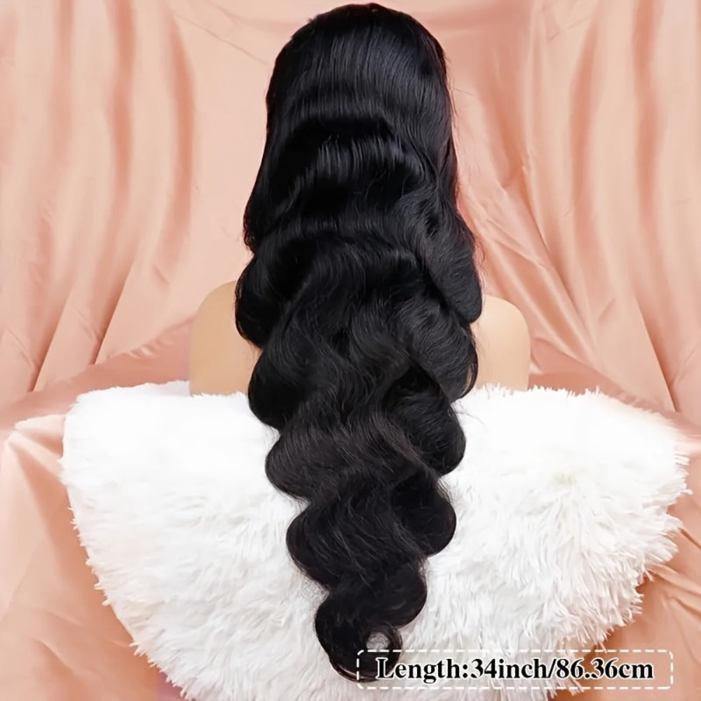 Pelucas de cabello humano con densidad del 250%, diseñadas para ser fáciles de usar sin pegamento. Estas pelucas predepiladas y precortadas con cierre de encaje HD 5X5 son perfectas para principiantes, con estilos de onda corporal que se pueden poner en 3